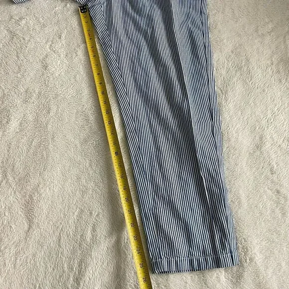 Outerknown S.E.A Suit Organic Cotton Linen Blend Striped Blue Coverall  Sz S NWT - Picture 5 of 12